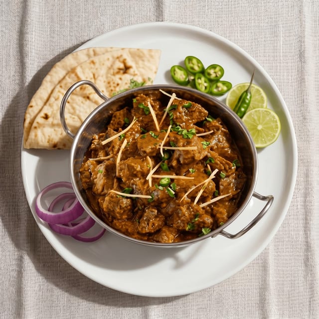 Kadai Ginger Lamb.